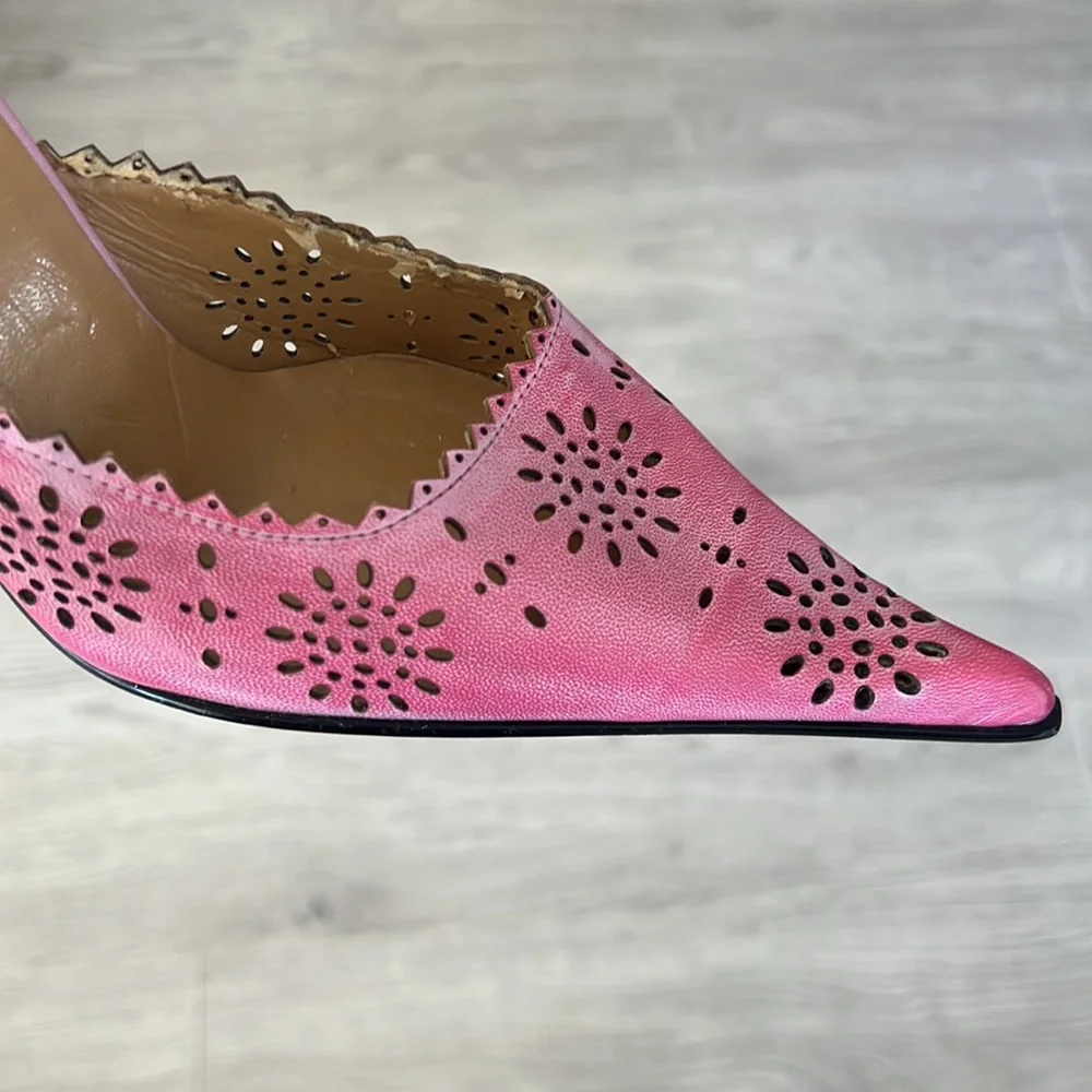 Vintage Bakers Pink Mule Heel - Picture 5 of 5